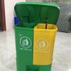 Thùng rác 2 ngăn 40l