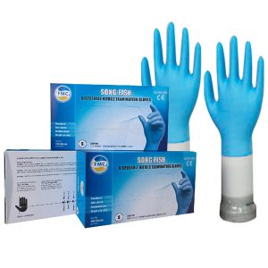 Găng tay nitrile có bột