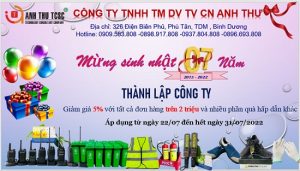 KHUYẾN MÃI MỪNG KỶ NIỆM 7 NĂM THÀNH LẬP CÔNG TY ANH THƯ TCSC