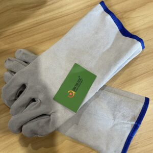 Găng tay da hàn dài