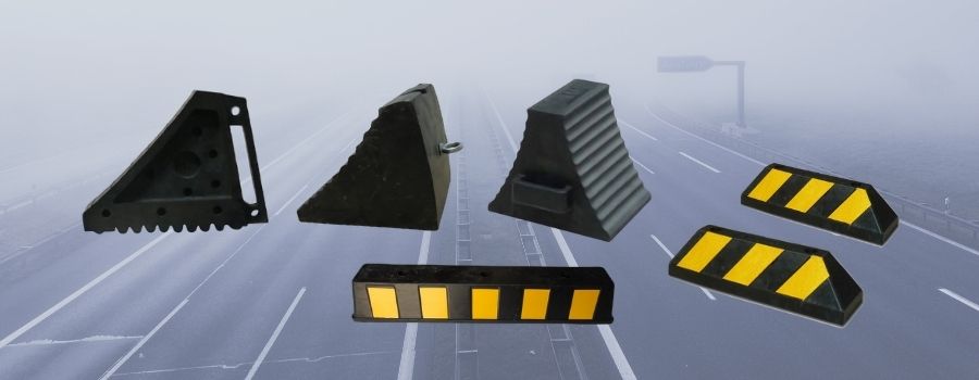 Gờ giảm tốc cao su - chặn bánh xe - chèn bánh xe