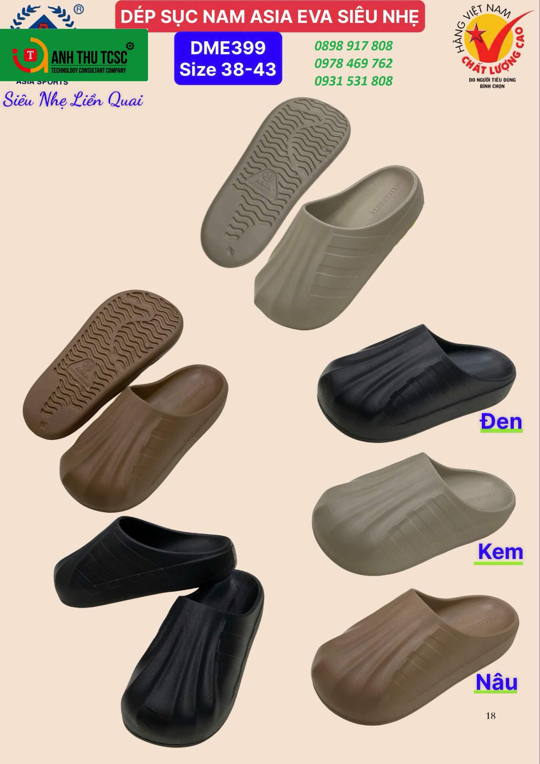 Dép sục nam siêu nhẹ