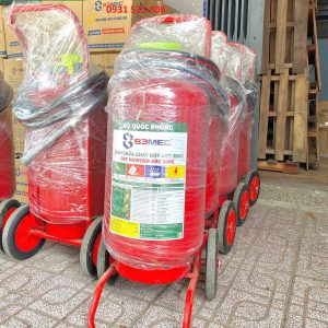 Bình chữa cháy xe đẩy bột ABC 35kg BQP
