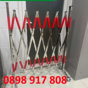 Hàng rào di động gấp gọn inox